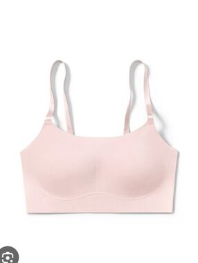 True & Co. Womens Pink Bralette Size Mwdium